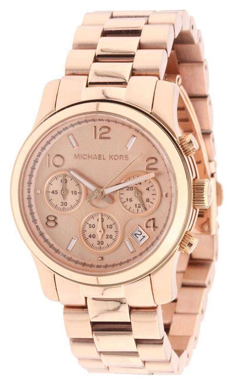 michael kors runway rose gold womens watch mk5128|Michael Kors Chronograph Runway Rose Gold Watch MK5128 .